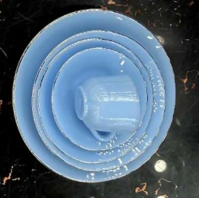 طقم صيني ٦٨قطعه مربع