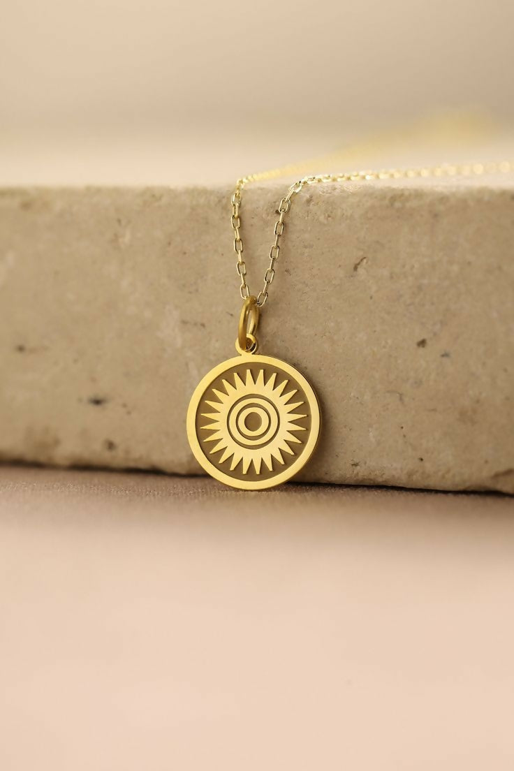 Sun necklace